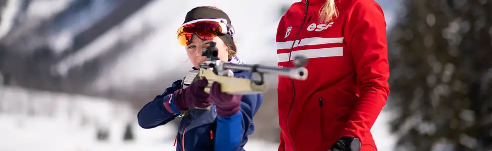 biathlon stage enfant le grand bornand